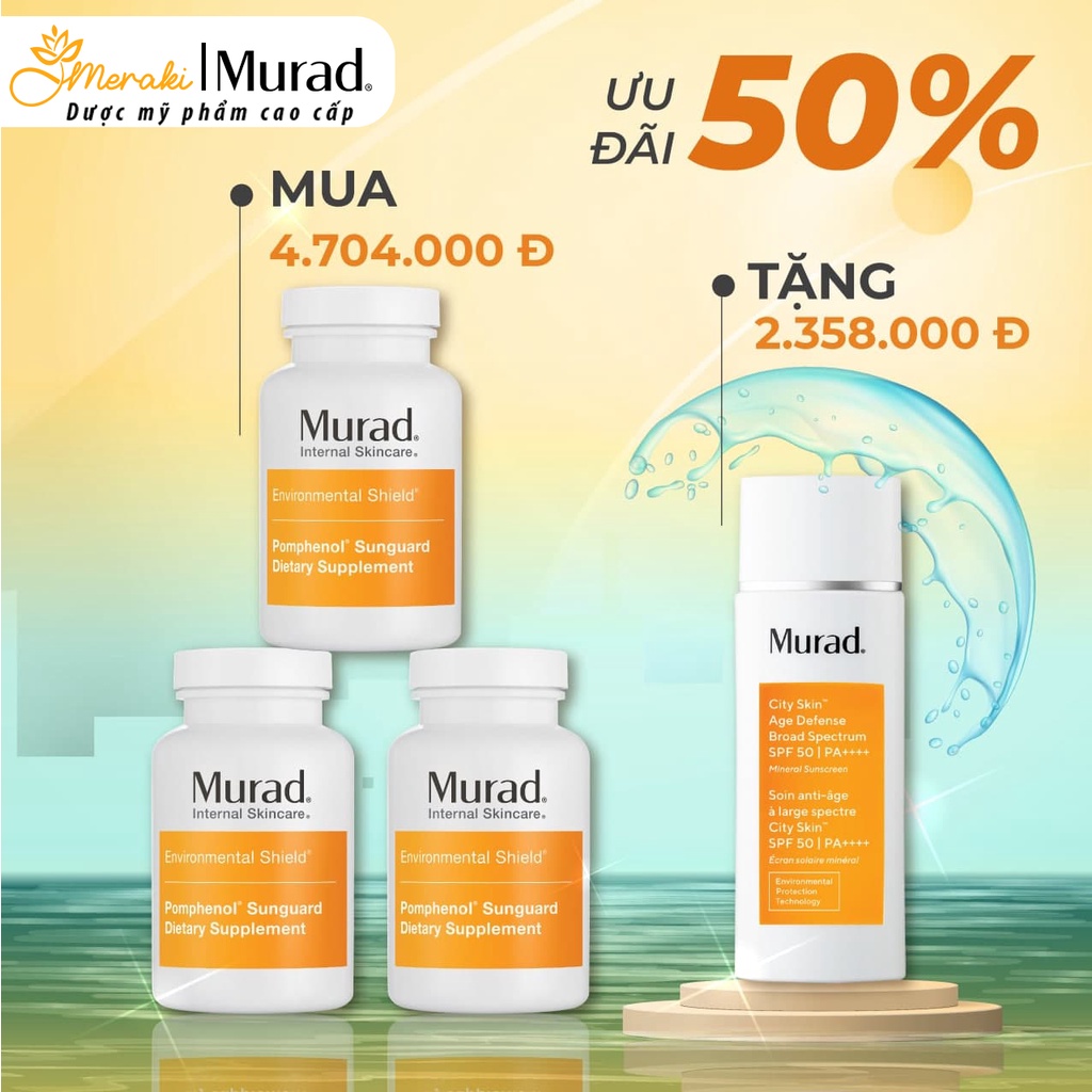 Bộ sản phẩm Murad chống nắng toàn diện