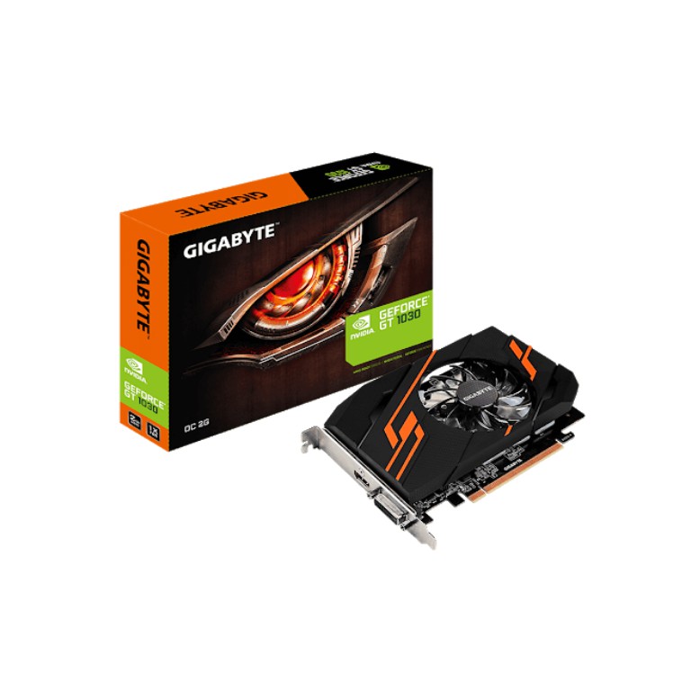 Card Màn Hình - VGA GIGABYTE GEFORCE GT 1030 2GB GDDR5 OC (GV-N1030OC-2GI)