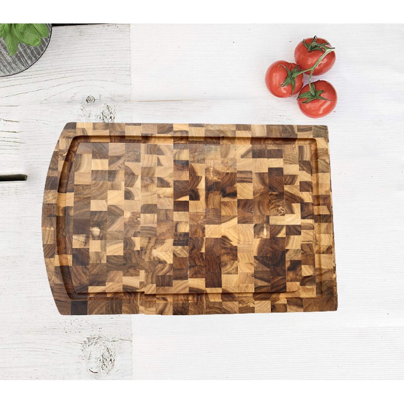 Thớt gỗ Teak đầu cây Goodwood thớt siêu bền của MASTER CHEF hàng xuất Châu Âu - Đẳng Cấp Phong Cách Âu Mỹ