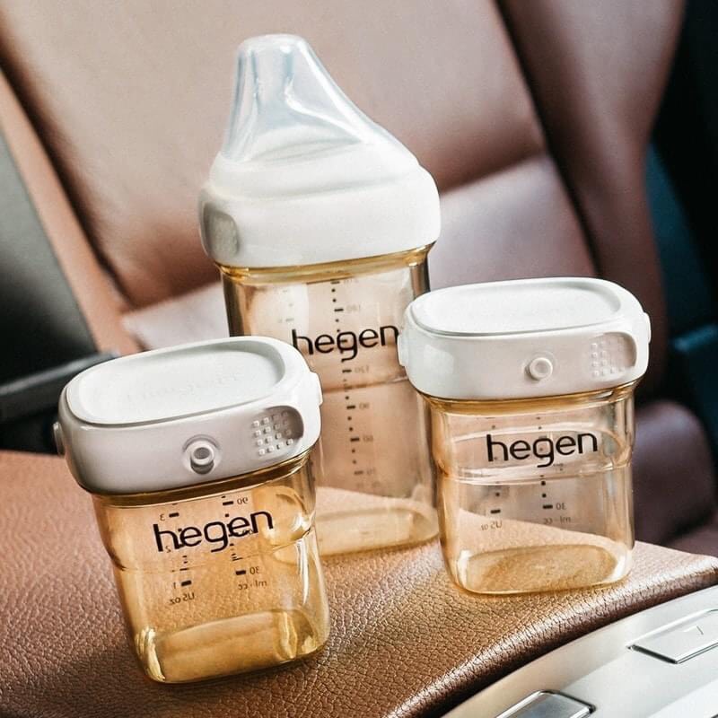 Bình trữ sữa Hegen Fullbox/ tách lẻ 150ml, 240ml  chính hãng, hỗ trợ tách set bình bảo quản sữa, thức ăn cho bé