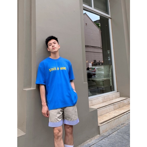 Quần short kaki gấu kẻ