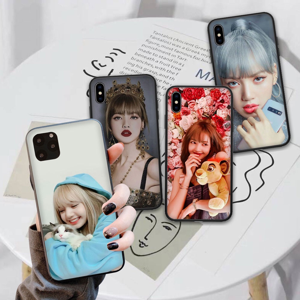 Iphone Ốp Điện Thoại Silicon Mềm Hình lisa 3vd28 Cho Iphonex xs max 5 5s 6 6s plus 7 8 plus se