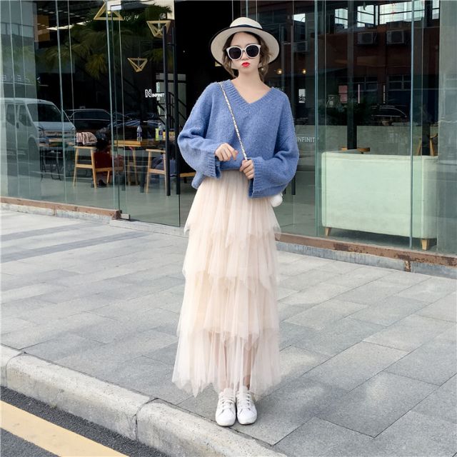 Chân Váy Voan Nhiều Tầng Bigsize | BigBuy360 - bigbuy360.vn