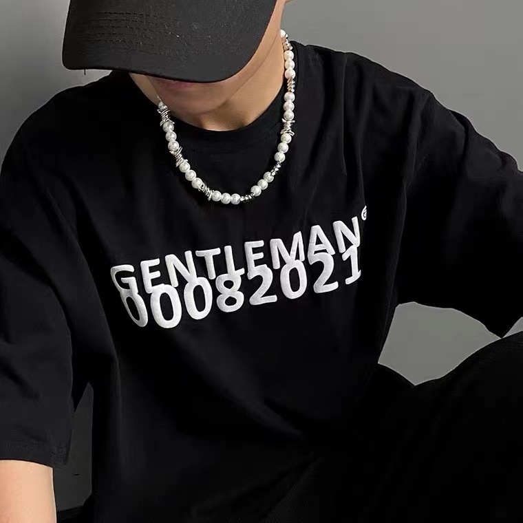 Dây chuyền 19A1570 phối ngọc trai và gai sang trọng phong cách hip hop thời thượng