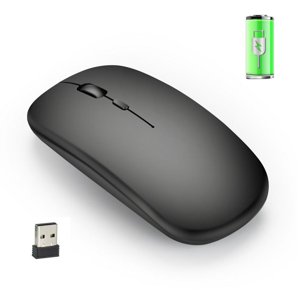 Chuột Không Dây 2.4g Không Ồn Thích Hợp Cho notebook / Máy Tính Để Bàn hxsj