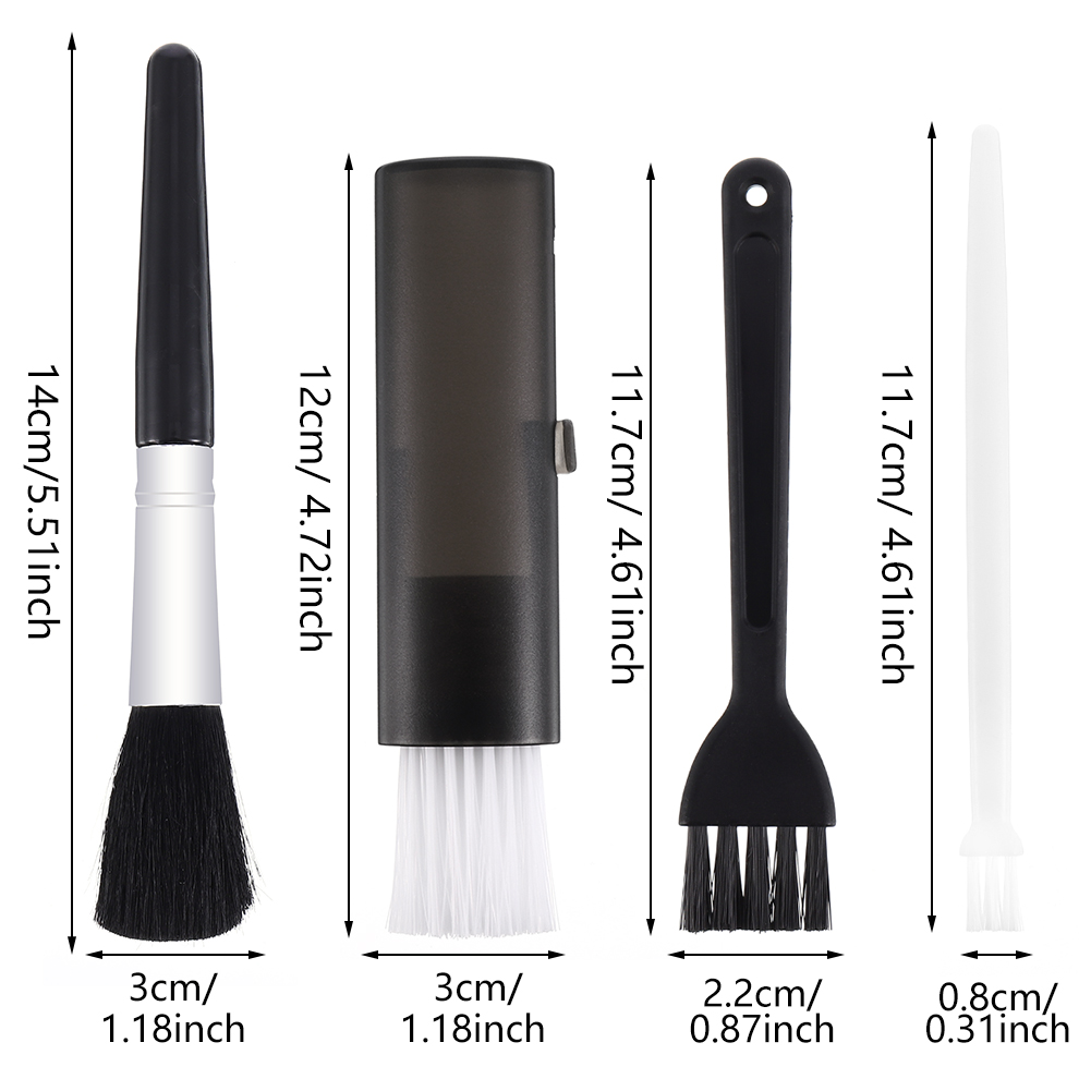 Bộ 4 Cọ Vệ Sinh Bụi Bẩn 4 Trong 1 Đa Năng | BigBuy360 - bigbuy360.vn