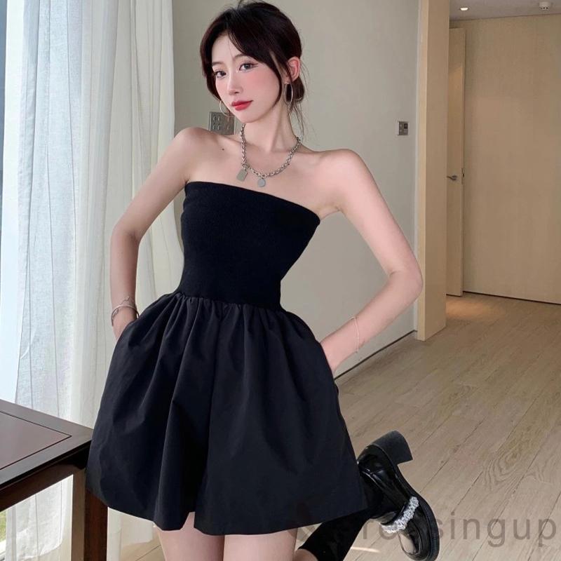 Bộ Áo Liền Quần Ngắn Hai Dây Thời Trang Mùa Hè Cho Nữ