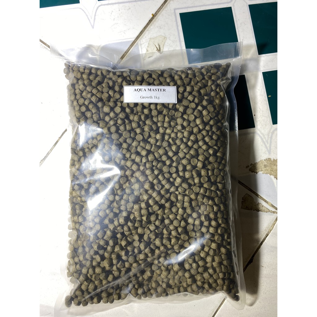 Gói lẻ 1kg - Thức ăn cá Koi  Aquamaster - Siêu tăng trưởng tốt, tăng màu - Cám cá Koi Cao Cấp