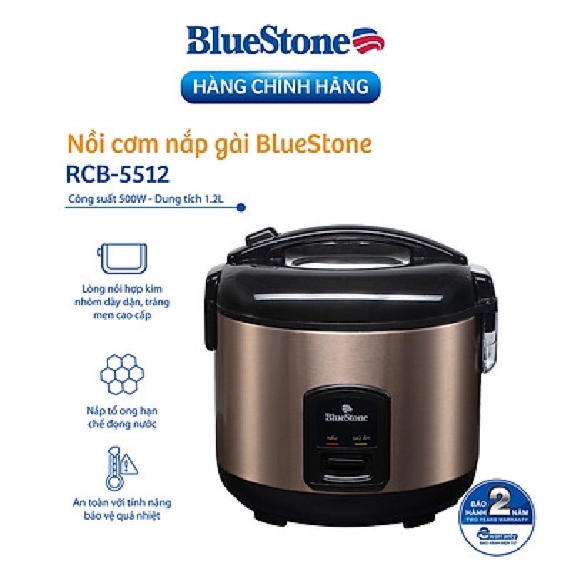 100% chính hãng BH 24 tháng bãng mã vạch nổi cơm đien Bluestone RCB-5512
