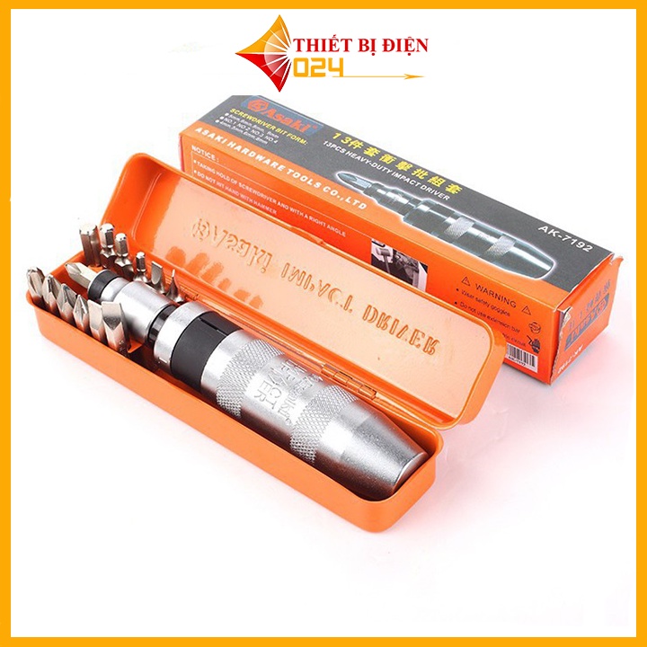 Bộ tô vít đóng 13 mũi cao cấp Asaki AK-7192