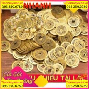 [RƯỚC LỘC] Combo 100 xu ngũ đế âm dương chiêu tài phong thủy làm đồ thờ cúng thần tài may mắn