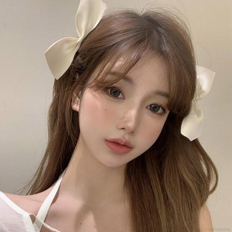 Kẹp Tóc Hình Nơ Bản To Phong Cách Hàn Quốc