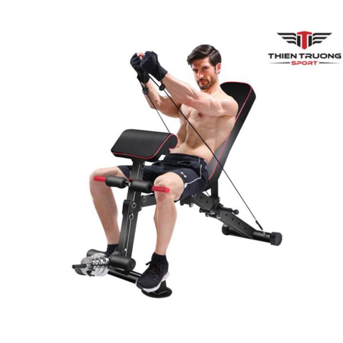 Ghế tập Gym đa năng  KK022D tập kết hợp tạ tay New2020