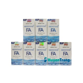 ✔️️️ Muối Sinh Lý Tự Pha Medstand FA (Lọ 20 viên muối tinh)