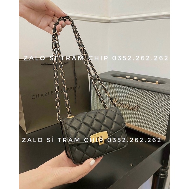 Túi Đeo Chéo Đeo Vai Trần Ô Khoá Gập Hàng Hót Size 16