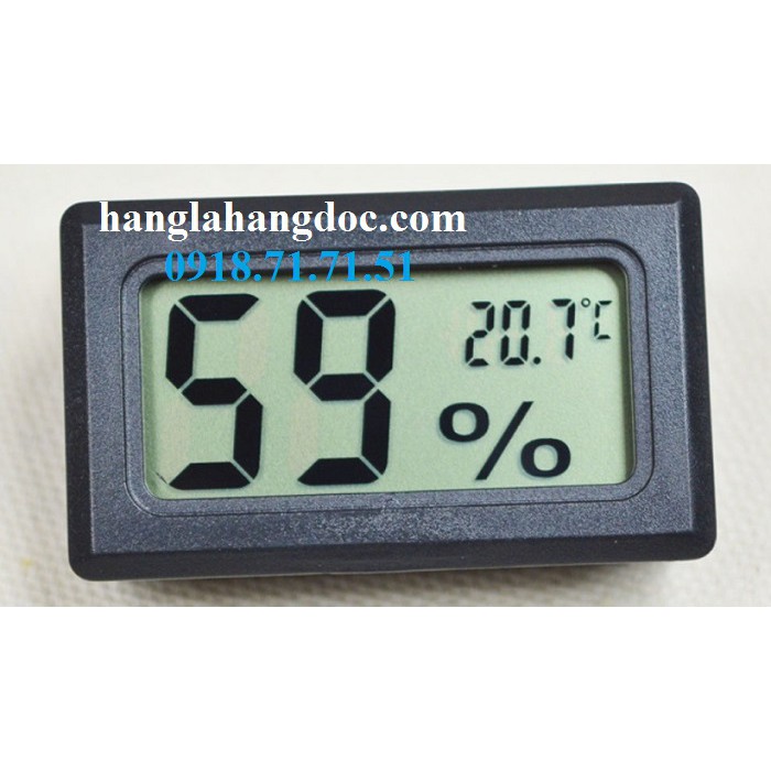 Nhiệt ẩm kế điện tử chính xác & tiện lợi