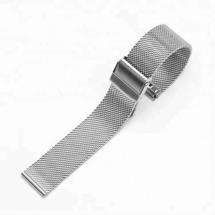 Dây đồng hồ Milanese bằng thép không gỉ thông dụng 0.5 10 12 14 16 17 18 19 20 21 22 24mm