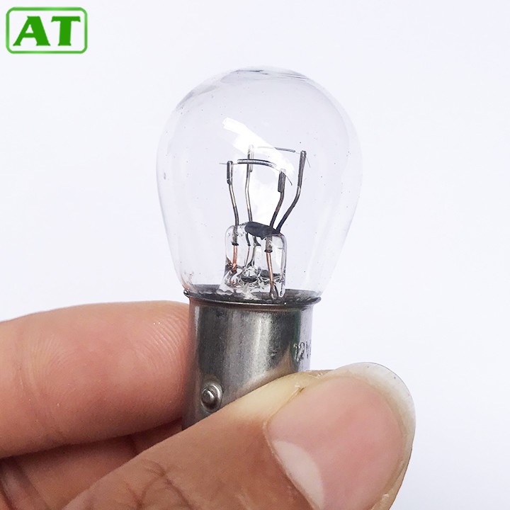 Hộp 10 Bóng Đèn Phanh 2 Tóc 12V-21W Hoặc 24V-21W