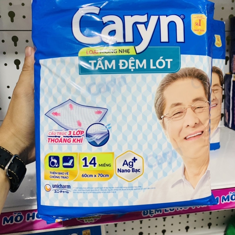 Tã dán và đệm lót Caryn size ML10 - ML20 - XL10 - đệm lót size 14