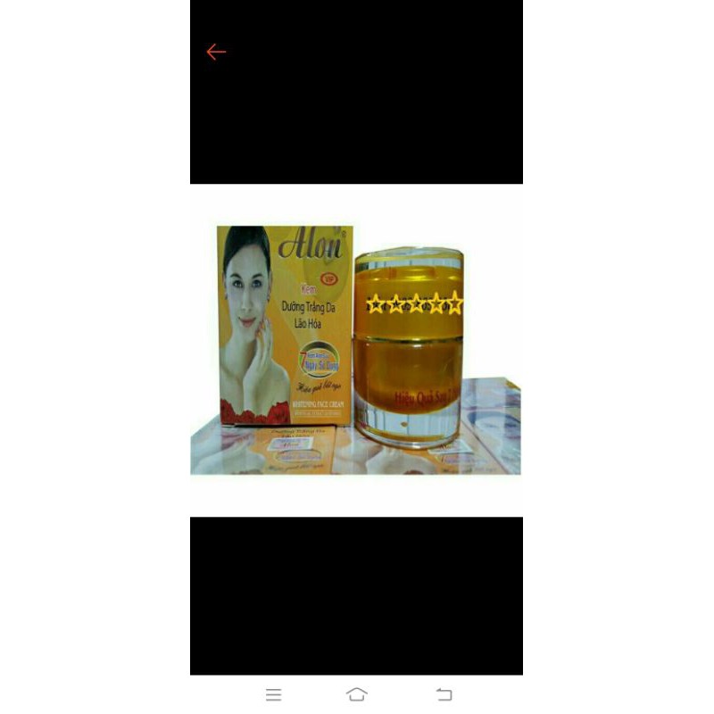 kem dưỡng trắng da alone
