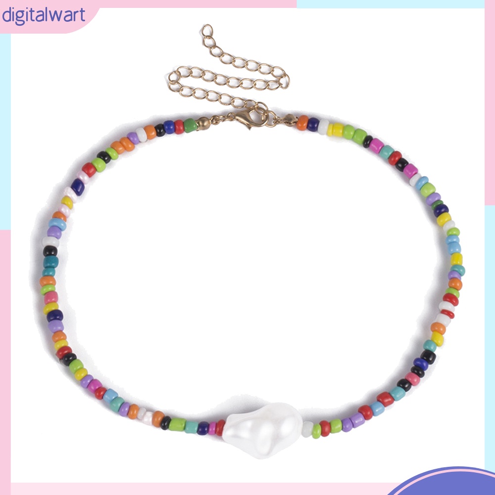 Vòng Cổ Đính Hạt Ngọc Trai Nhân Tạo Phong Cách Bohemian Cá Tính Sang Trọng Dành Cho Nữ