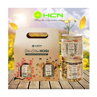 (CHÍNH HÃNG) Trà hoa cúc,set trà hoa đường phèn Hogi sấy khô chăm sóc và làm đẹp da, cải thiện sức khỏe tim mạch - HOGI