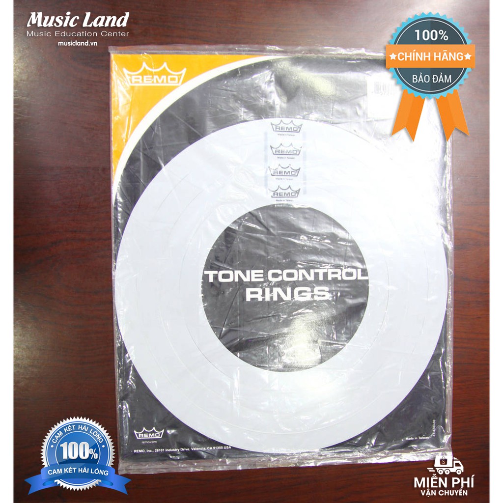 Vòng để trên bộ trống Jazz - Remo Tone Control Rings