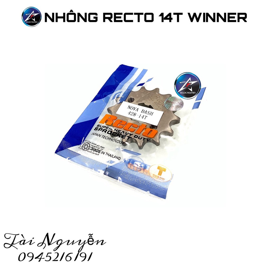 NHÔNG RECTO THÁI CHO WINNER 14T