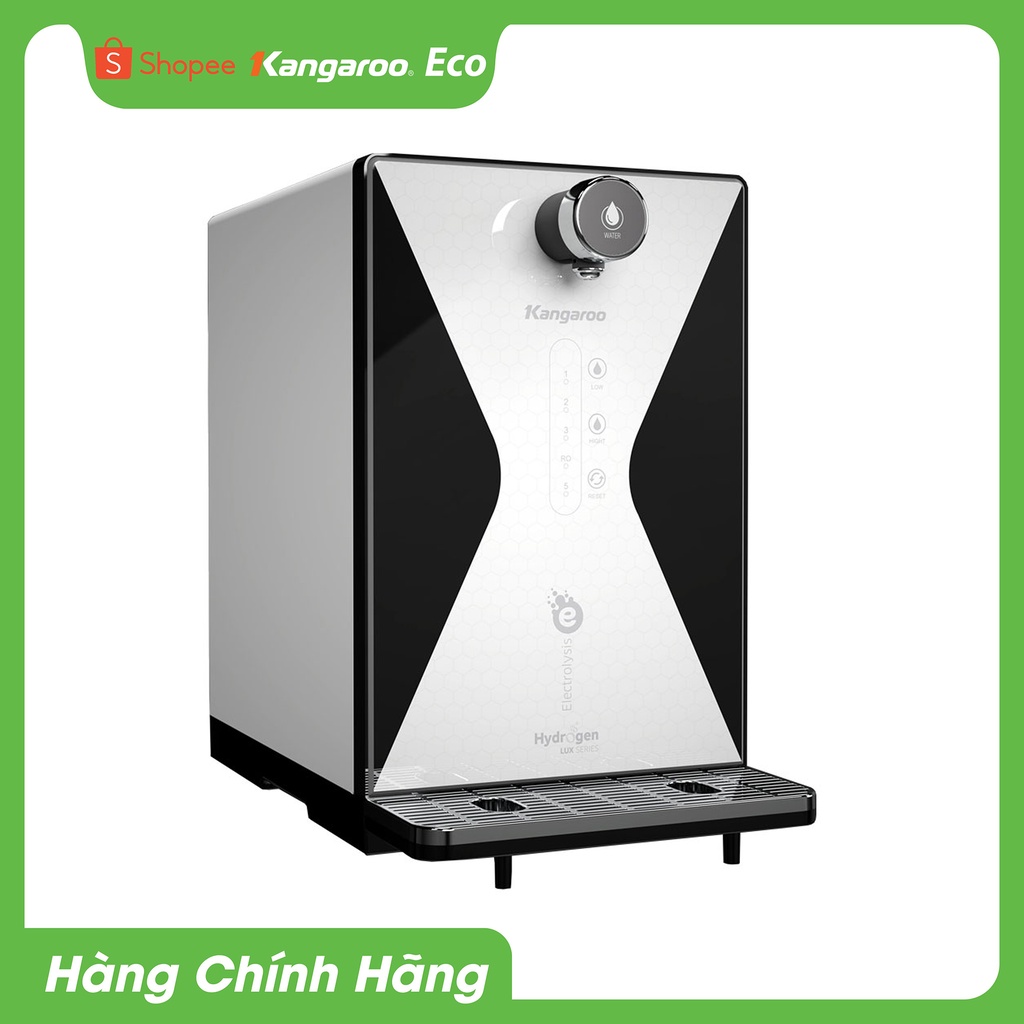Máy lọc nước Kangaroo Hydrogen ion kiềm KG100EED vòi cảm ứng, cảnh báo thay lõi