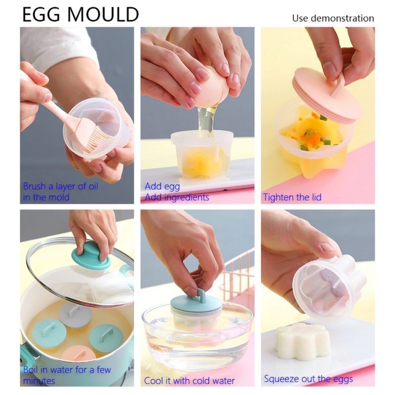 Set khuôn hấp các hình cho bé