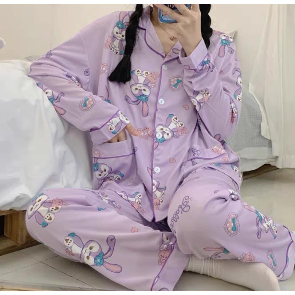 RẺ NHẤT - Bộ Pijama dài tay chất vải Kate Thái cao cấp