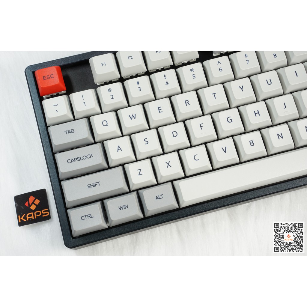 Keycap Retro Hallball  - KT1 - Thick PBT - Dyesub - 109 nút cho bàn phím cơ (Filco, Leopold, IKBC, Edra, keychron)