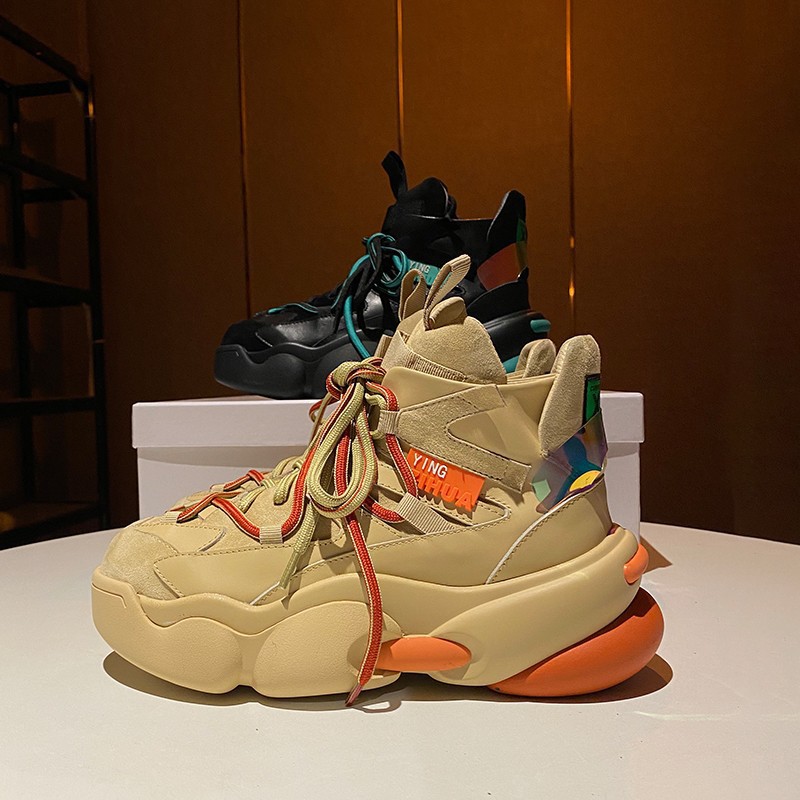 Giày thể thao độn đế lót lông