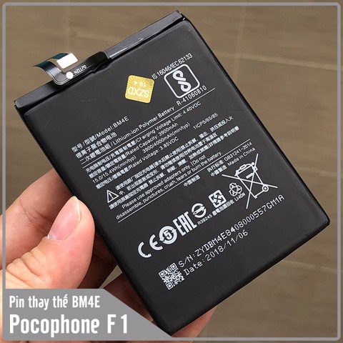 Pin thay thế cho Xiaomi Pocophone F1 (BM4E)