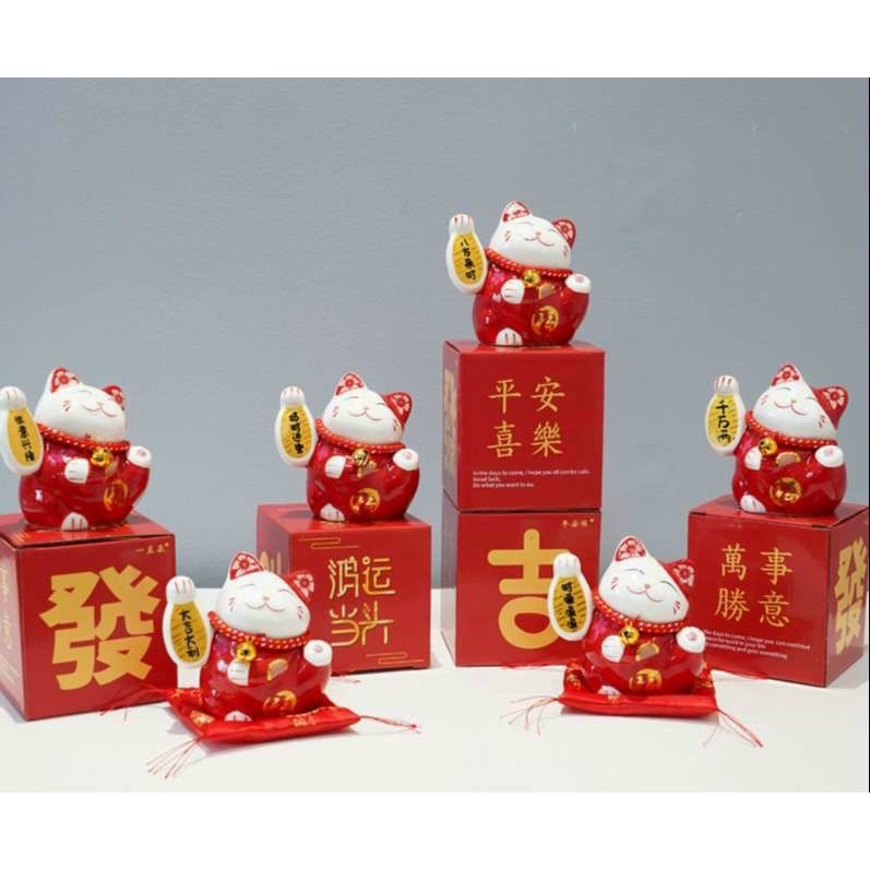 Mèo Thần Tài Chiêu Tài GỐM SỨ Cao Cấp Mang Lại May Mắn Phát Tài Phát Lộc Cho Gia Chủ - BỐ KHỦNG LONG
