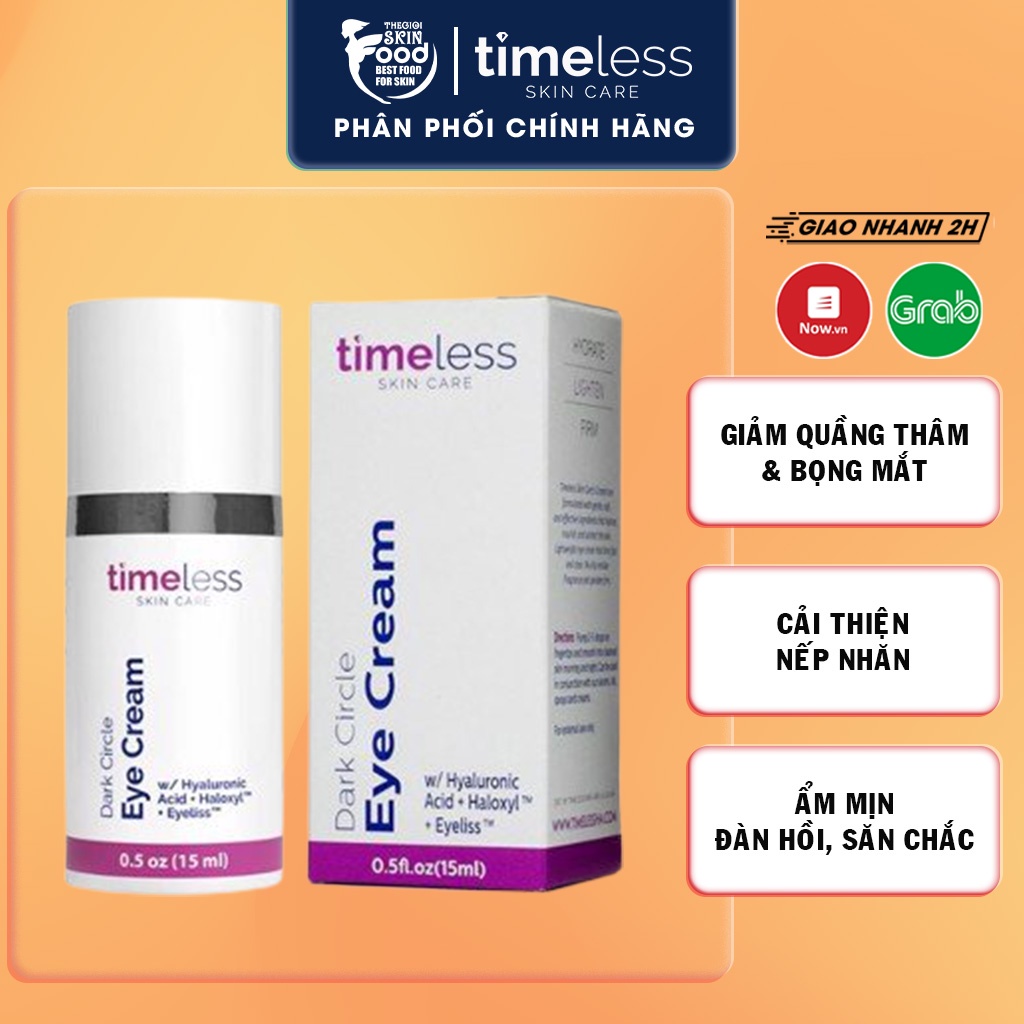 Kem Dưỡng Giảm Thâm Mắt Timeless Dark Cirle Eye Cream 15ml