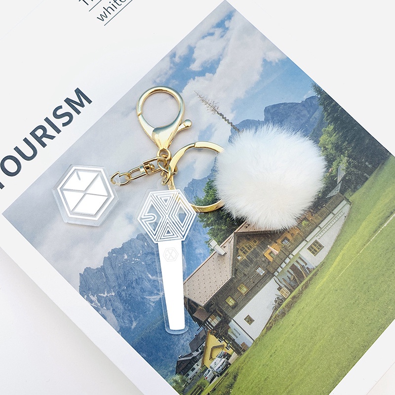 Móc Khóa Acrylic Hình Ngôi Sao Jjiuad BTS BLACKPINK EXO TWICE TNT