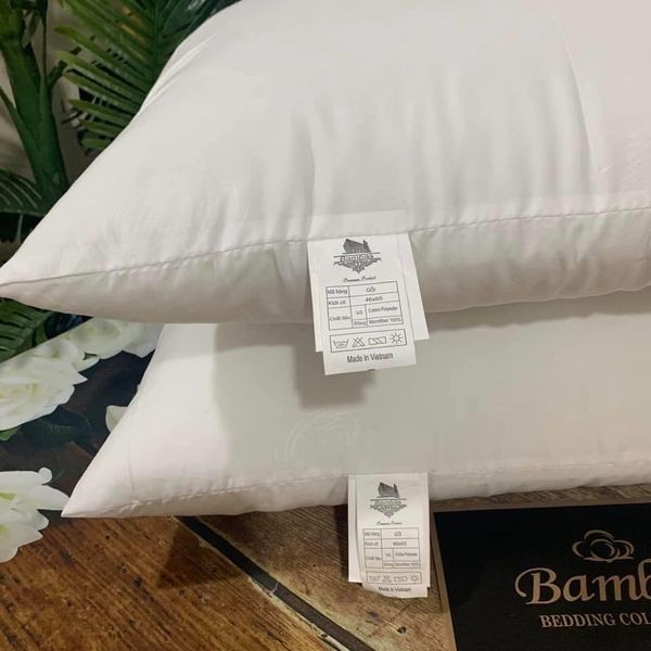COMBO 2 Ruột Gối Bông Gòn BAMBILO - Đầy Đủ Kích Thước To Nhỏ