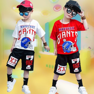 [HÀNG MỚI VỀ] Bộ bé trai phong cách HIPHOP GIANTS 18-28KG