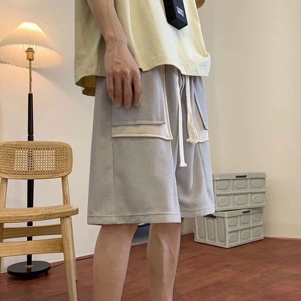 Quần Short Thể Thao Có Túi Lớn Thời Trang Hàn Quốc Đơn Giản Cho Nam quần đùi nam mặc nhà quần đùi rộng quần short nam ống rộng