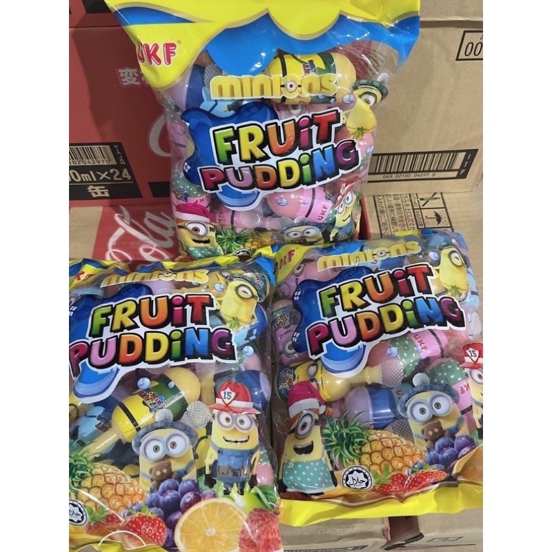 Thạch trái cây Fruit Pudding Minions Gói 800gr