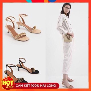 SANDAL CAO GÓT QUAI XÍCH D0023E