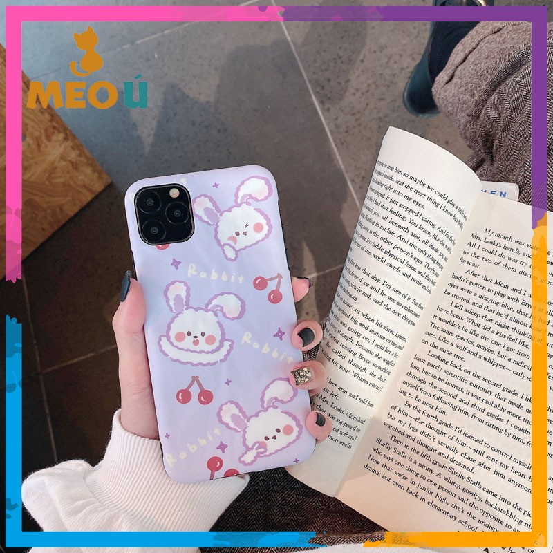 Ốp iPhone Thỏ Tím iPhone 7Plus/8Plus/X/Xs Max/11/11 Pro Max - ốp iphone
