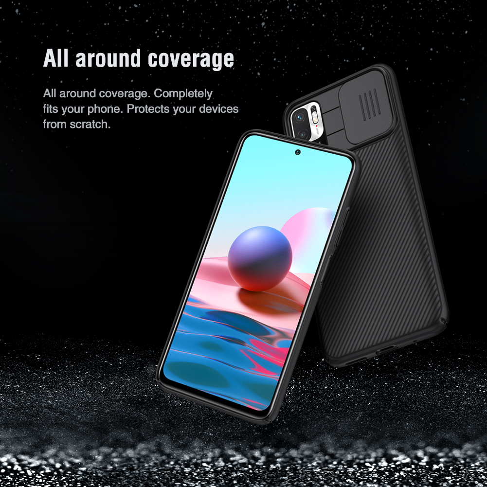 Ốp điện thoại Nillkin Camshield PC cứng bảo vệ camera riêng tư cho Xiaomi POCO M3 Pro / Redmi Note 10 5G