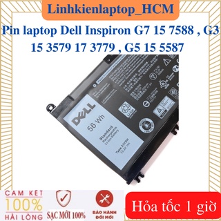 Pin Dell 33YDH - Pin laptop Dell Inspiron G7 15 7588 , G3 15 3579 17 3779 , G5 15 5587
