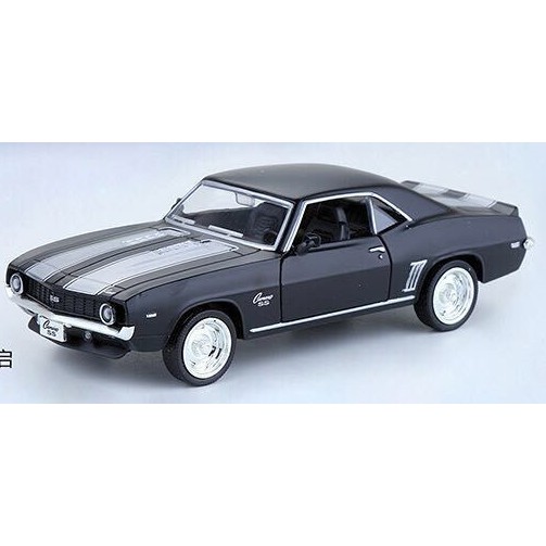 Mô Hình Ô Tô Hợp Kim Cao Cấp Chevrolet Camaro 1969 Black