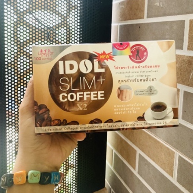 Idol slim coffee mẫu mới giảm mạnh X2 hộp 10 gói thái lan hàng chuẩn loại một