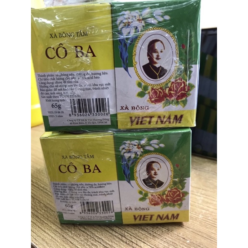 Xà bông Cô Ba (hàng hiếm) (1 lố 10 cục)