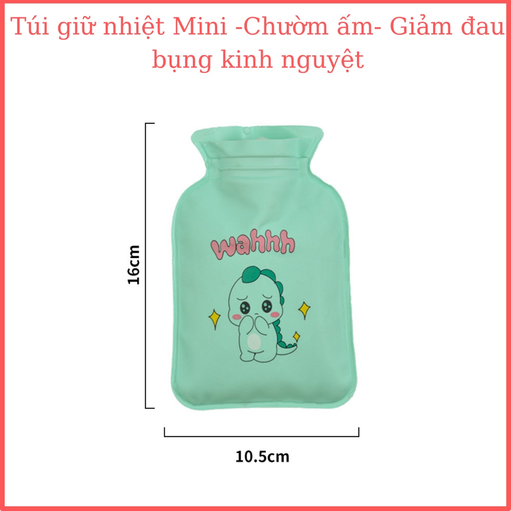 Túi giữ nhiệt chườm nóng/lạnh mini dễ thương Chườm bụng kinh và vết thương Túi chườm nóng lạnh hoạt hình cute 350ml