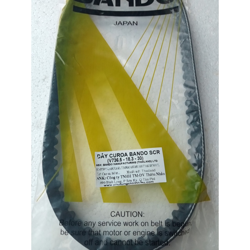 Dây Curoa Hãng Bando Các Dòng Xe Tay Ga Abl 110 SH Vision Vairo Lead...